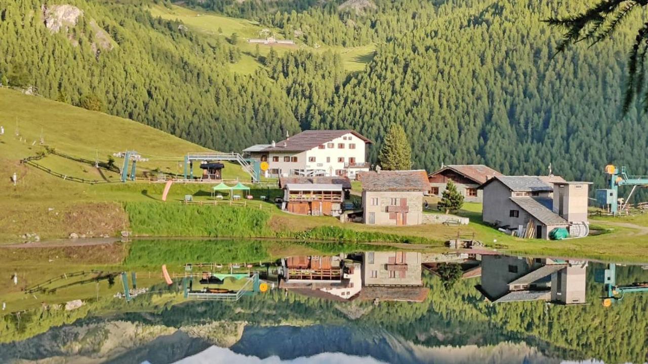 Locanda Ristorante Bar Del Lago Chamois Extérieur photo